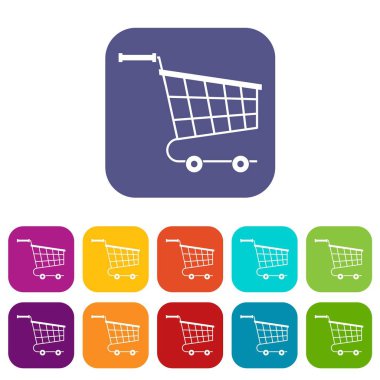 Sepeti simgeleri düz ayarlamak