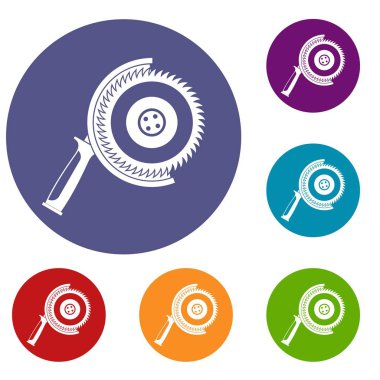 Daire ayarla simgeler gördüm