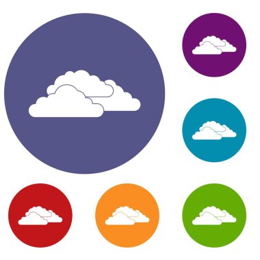 Bulutlar Icons set