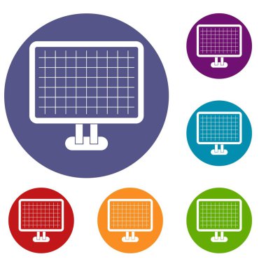 bilgisayar monitörü Icons set