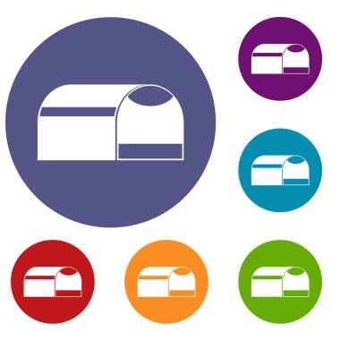 Booth için köpek Icons set