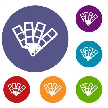 Renk paleti Kılavuzu Icons set