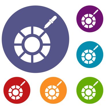 Renk Seçici'yi simgeler kümesi