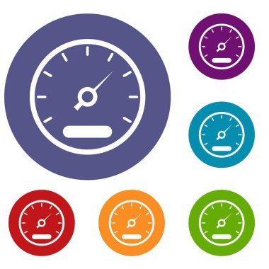 Hız göstergesi Icons set