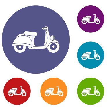 Motosiklet Icons set