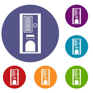 Kahve Otomatı Icons set