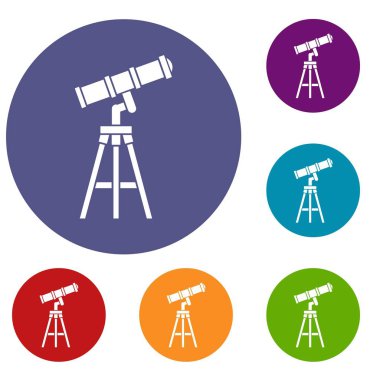 Teleskop Icons set