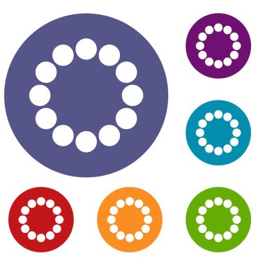 İşareti beklentileri sayfa yük Icons set