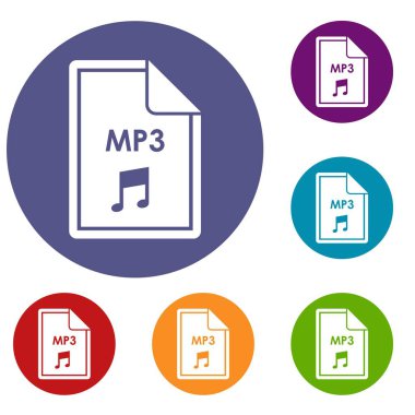 MP3 Icons set dosya
