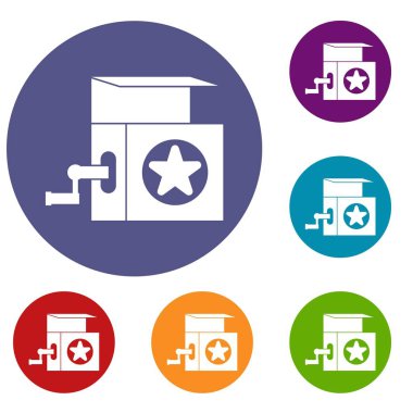 Müzik kutusu Icons set