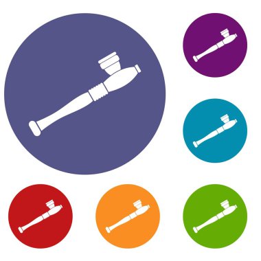 Esrar Icons set sigara için boru