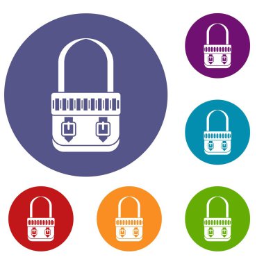 Omuz çantası Icons set