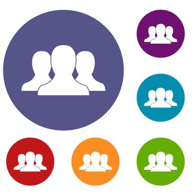 Grup insanlar Icons set
