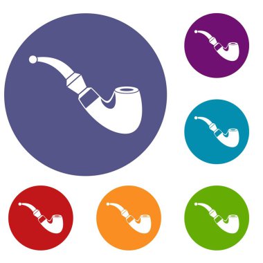 Ahşap Boru Icons set