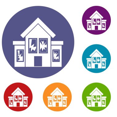 Kırık windows Icons set ile ev