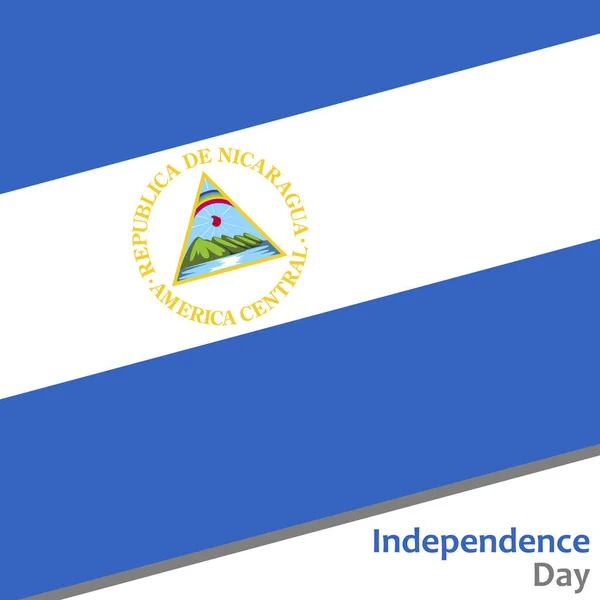 Nicaragua-Onafhankelijkheidsdag — Stockvector