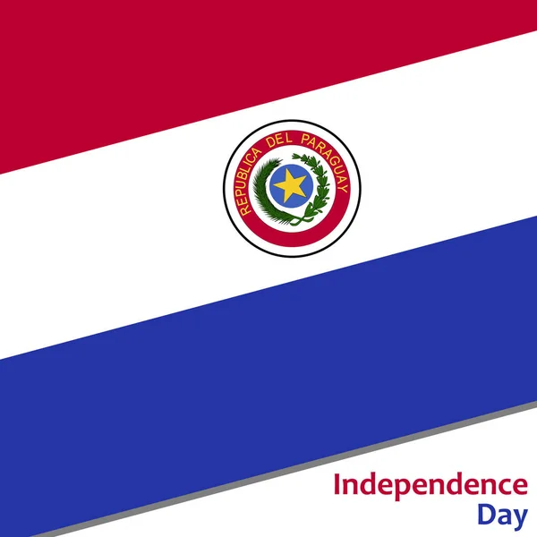 Día de la independencia de Paraguay — Archivo Imágenes Vectoriales
