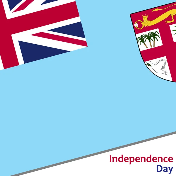 Fiji dia da independência — Vetor de Stock