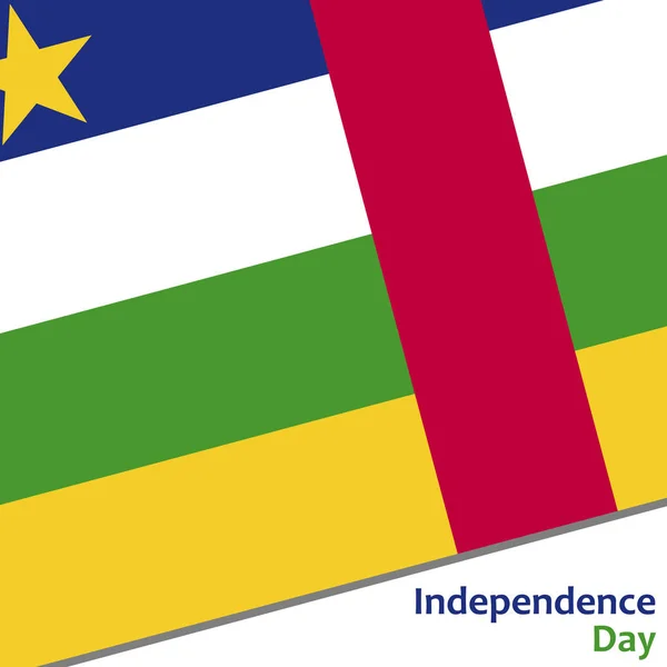 Día de la independencia de la República Centroafricana — Archivo Imágenes Vectoriales