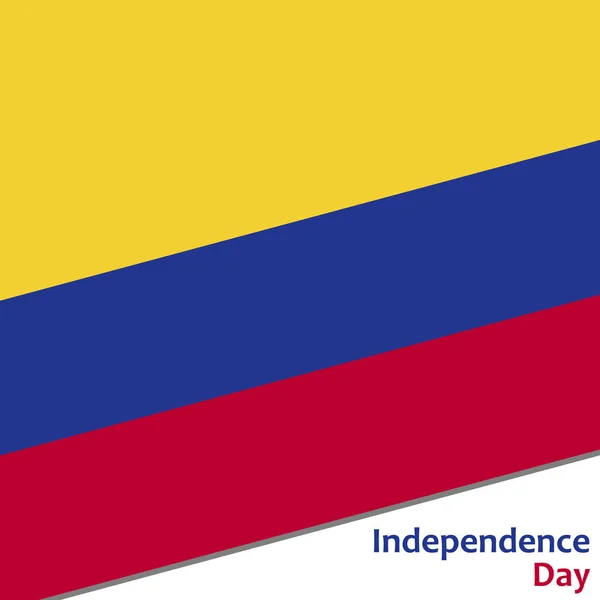 Día de la Independencia de Colombia — Archivo Imágenes Vectoriales