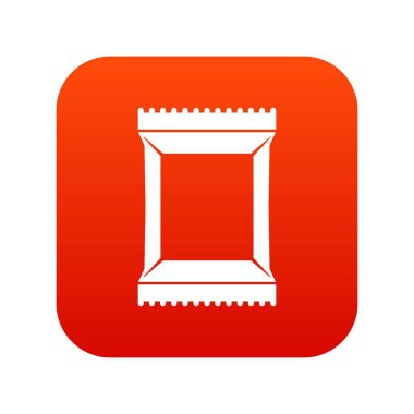 Peçete paketi simgesi dijital kırmızı