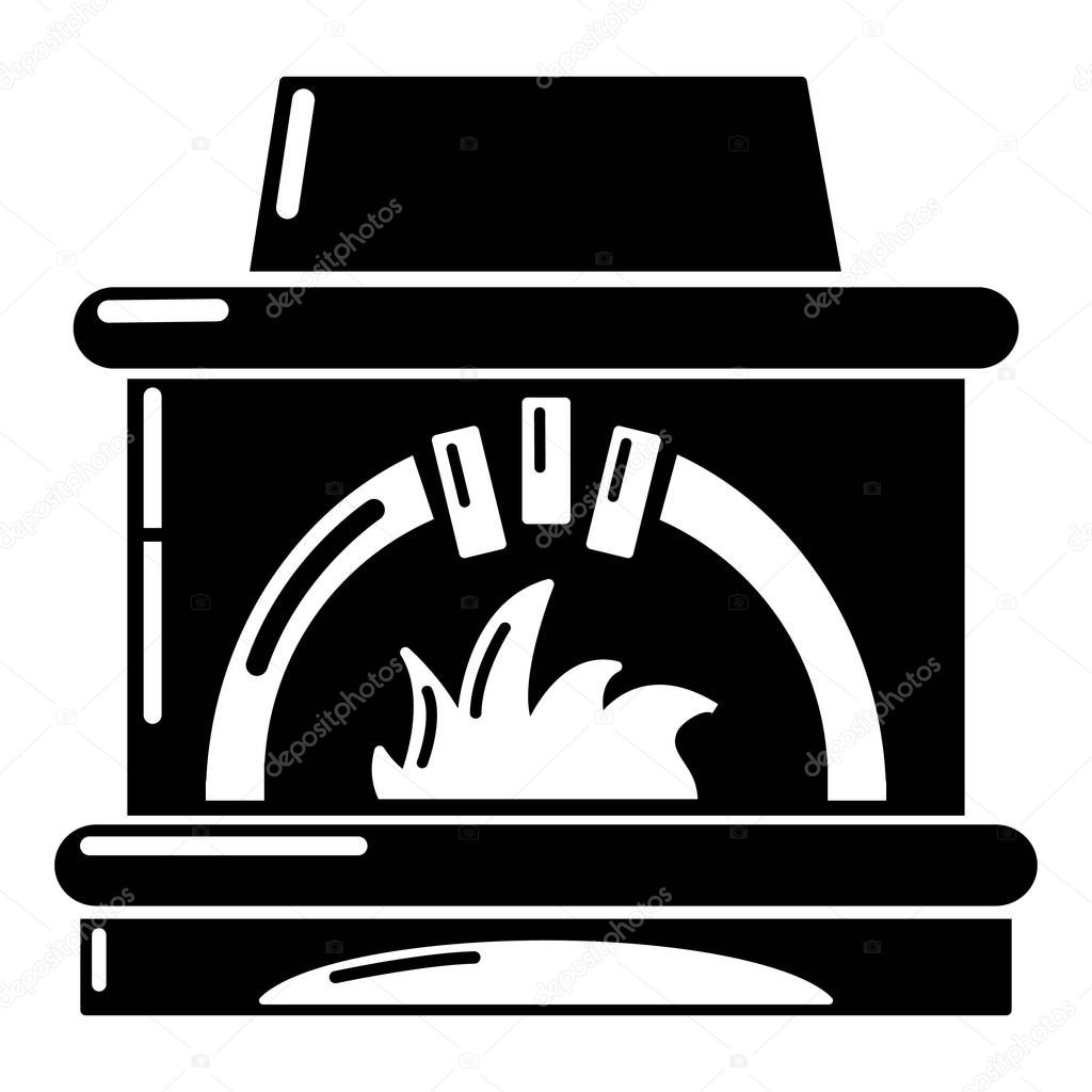 Blast furnace icon. Simple illustration of blast furnace vector icon for web.