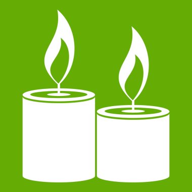 Kokulu mumlar simgesi yeşil