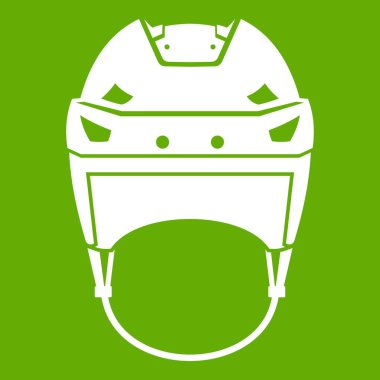 Hokey kask simgesi yeşil