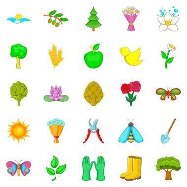 Başbakan Icons set, karikatür tarzı