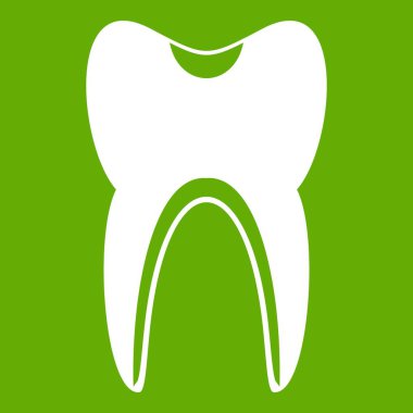Diş simgesi yeşil