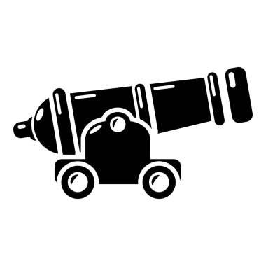 Çekim silah simgesi, basit tarzı.