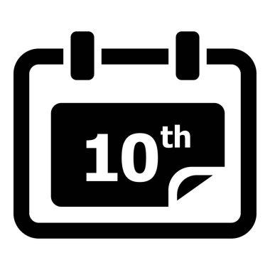 Sayı takvim simgesini, basit tarzı