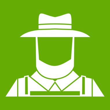 Çiftçi simgesi yeşil