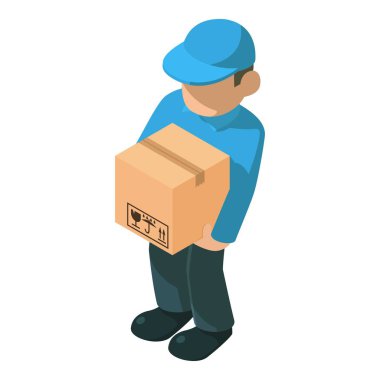 Kurye simgesi, izometrik biçim