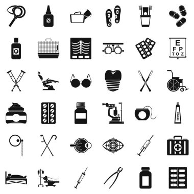 Tüm simgeler kümesi, basit tarzı