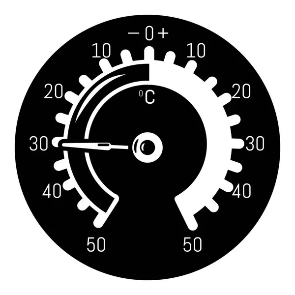 Icono de barómetro, estilo simple — Vector de stock