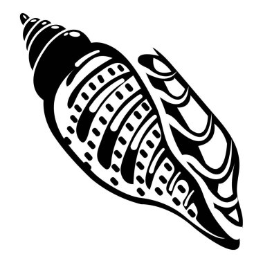 Okyanus kabuğu simgesi, basit tarzı