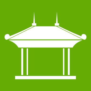Pagoda simgesi yeşil