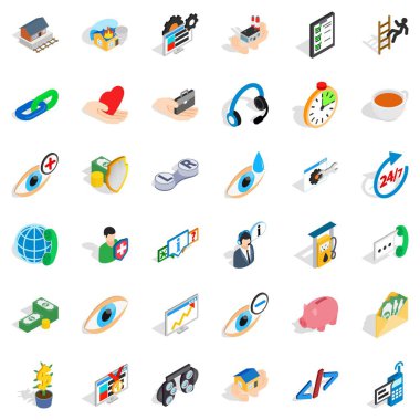 Tıbbi simgeler kümesi, izometrik stil oluşturma