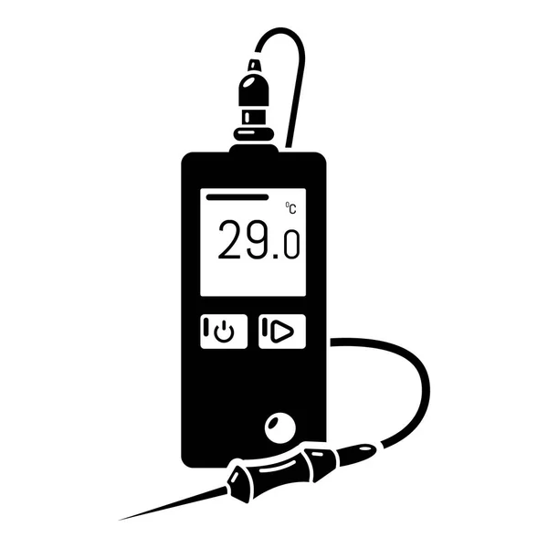 Ícone tonômetro digital, estilo simples — Vetor de Stock
