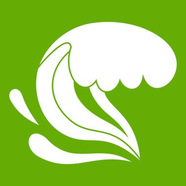 İnternet dalga simge yeşil