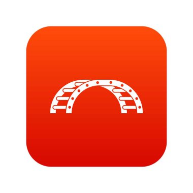 Tırmanış Bahçesi simgesi dijital kırmızı merdivende