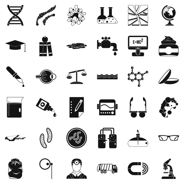 Conjunto de iconos de tecnología perfecta, estilo simple — Archivo Imágenes Vectoriales