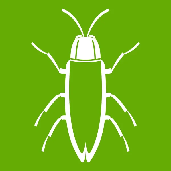 蟑螂图标绿色 — 图库矢量图片