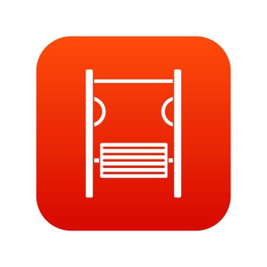 Bahçesi Simülatörü simgesi dijital kırmızı