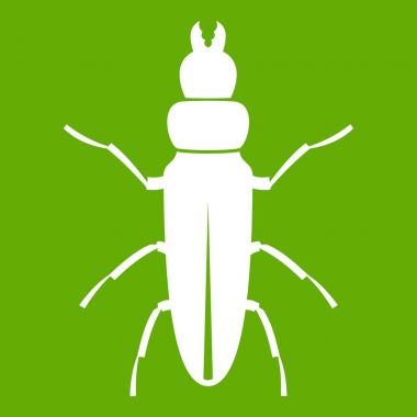Böceği böcek simgesi yeşil