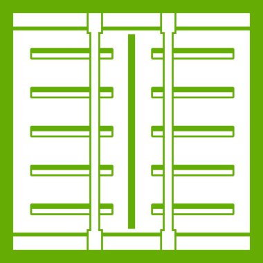 Jaluzi simgesi yeşil