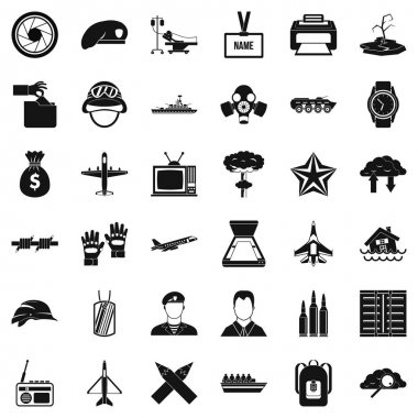 Tugay Icons set, basit tarzı