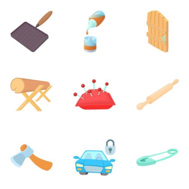 Uzmanlık Icons set, karikatür tarzı