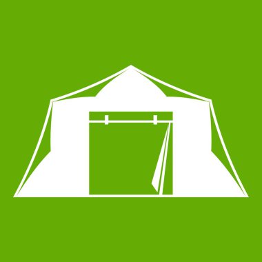 Çadır simgesi yeşil